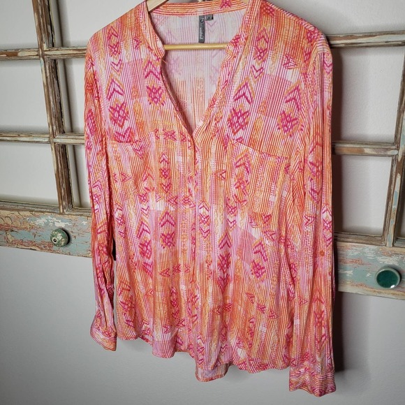 NEW DIRECTION WEEKEND LIGHTWEIGHT BUTTON DOWN LADIES SIZE XL - Picture 5 of 8